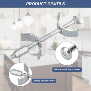 Conector encimera cocina tornillos muebles