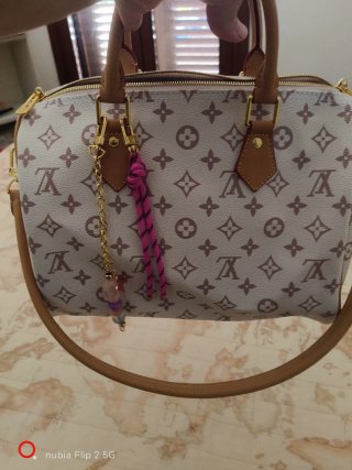 Bauletto Louis Vuitton Bianco Rosa
