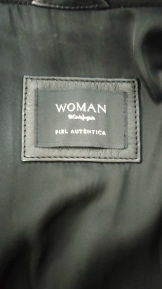 Chaqueta Piel Negra Mujer Nueva