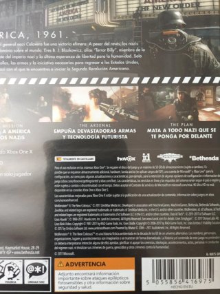 Wolfenstein the New Order & the New Colossus Xbox.