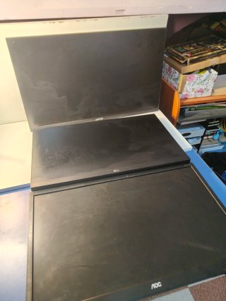 Lote 3 Monitores Gaming para piezas