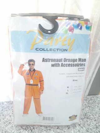Disfraz Astronauta NASA Naranja