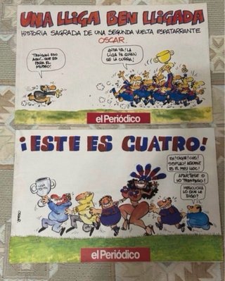 Lote 8 tebeos El Periódico Barça 91-92