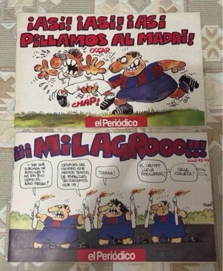 Lote 8 tebeos El Periódico Barça 91-92