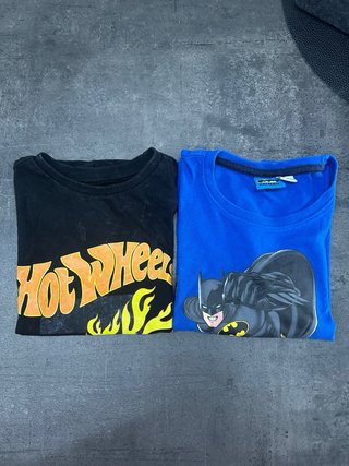 Magliette bambino Hot Wheels e Batman