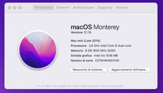 Apple Mac Mini Grigio