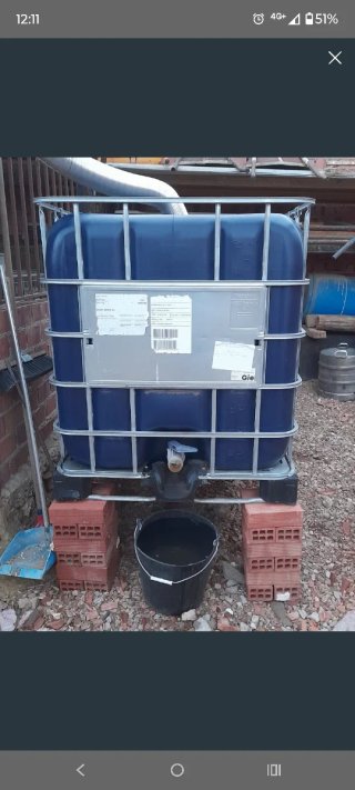 Bidón 1000L IBC Negro