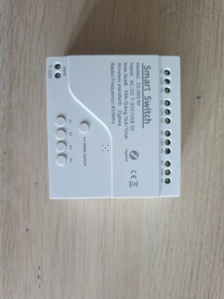 Smart Switch Zigbee 7-32V DC/AC 4 Relés USB Wifi