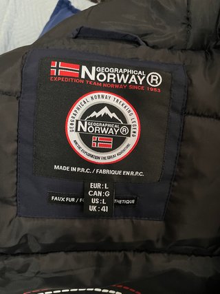 Parka Geographical Norway ALPES B70 005 Negra