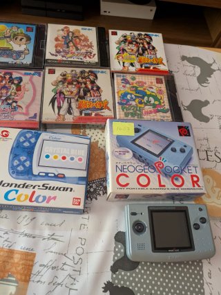 Lote Neo Geo Pocket y Wonder Swan