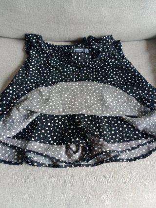 Falda corta lunares Stradivarius