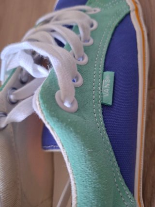 Zapatillas Vans Azul, Verde Menta y Mostaza