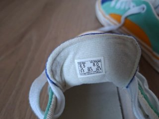 Zapatillas Vans Azul, Verde Menta y Mostaza