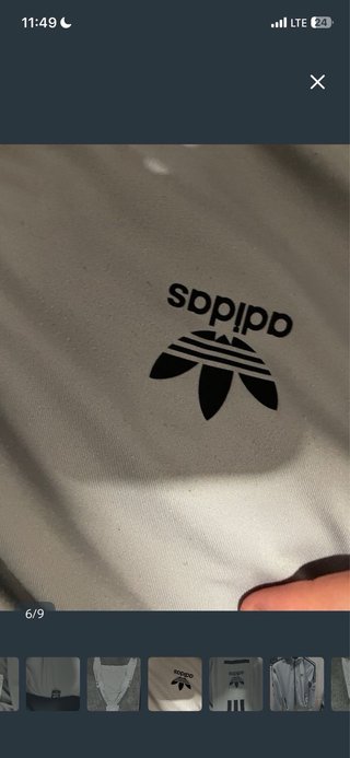 Sudadera Adidas Deportiva Gris y Negra