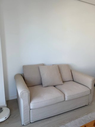 Sofá 2 plazas IKEA beige tela