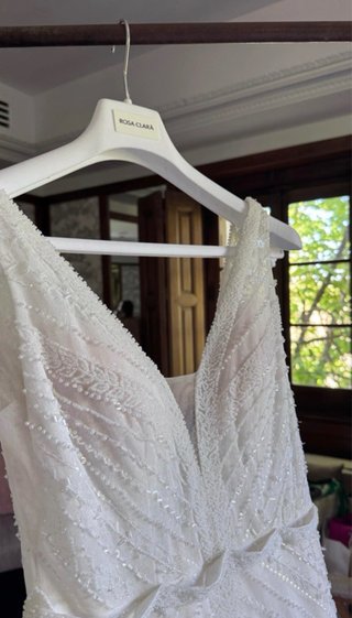 Abito da sposa Rosa Clará rosa