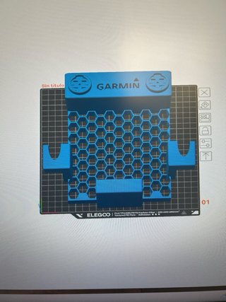 Soporte pared ciclismo Garmin