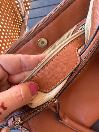 Bolso Michael Kors Marrón y Dorado