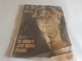 Periódico ABC Homenaje a Peman