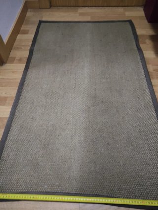 Alfombra de yute 127x75 cm