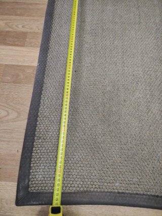 Alfombra de yute 127x75 cm