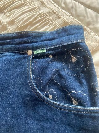 Falda vaquera Forage azul