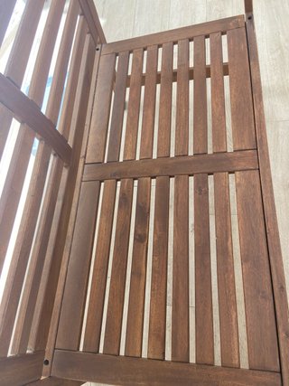 1 Banco madera IKEA, 60€ Recoger en persona NO ENV