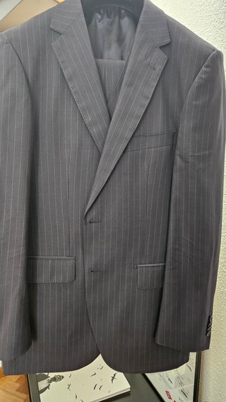 Traje Raya Diplomática Azul Marengo Eladio Tucci