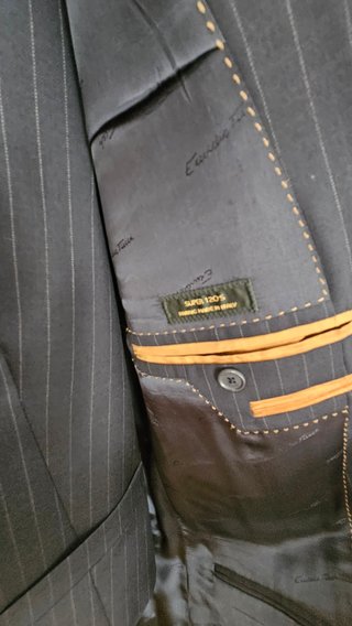 Traje Raya Diplomática Azul Marengo Eladio Tucci