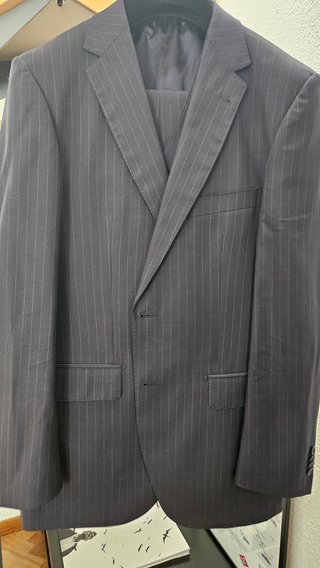 Traje Raya Diplomática Azul Marengo Eladio Tucci