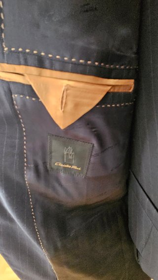 Traje Raya Diplomática Azul Marengo Eladio Tucci