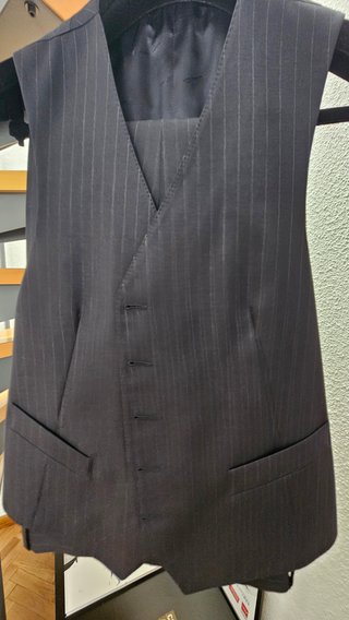 Traje Raya Diplomática Azul Marengo Eladio Tucci