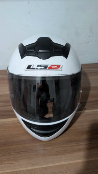 Casco Moto LS2 Talla XS Blanco