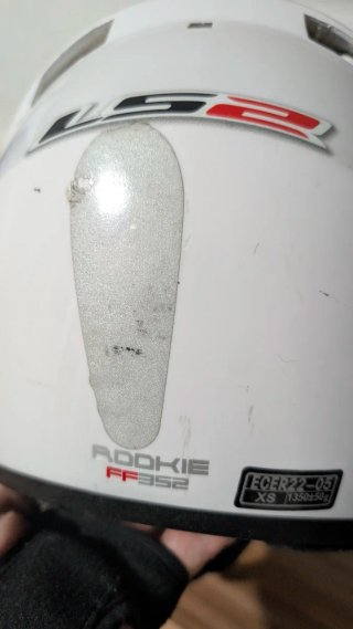 Casco Moto LS2 Talla XS Blanco