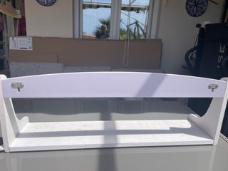 Estantería madera maciza blanca