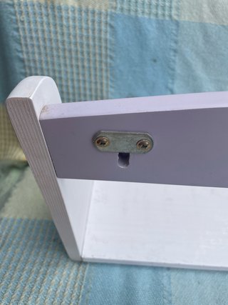 Estantería madera maciza blanca