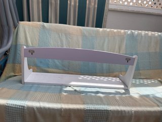 Estantería madera maciza blanca