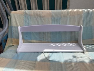 Estantería madera maciza blanca