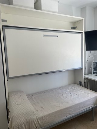Litera Escritorio Estantería Blanco Gris