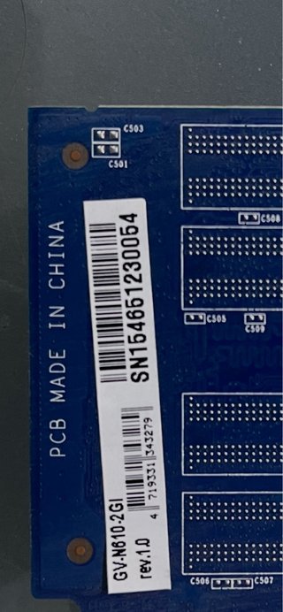 Tarjeta Gráfica Gigabyte 2GB HDMI