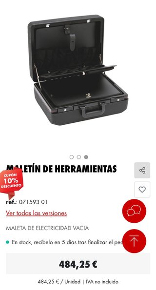 Maleta Herramientas Wurth. Nueva.