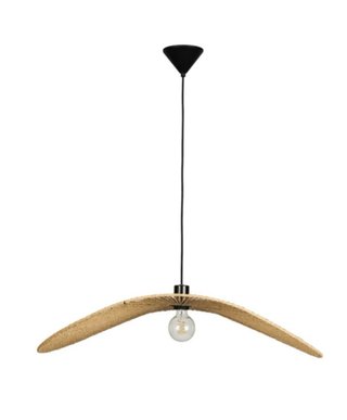 Lámpara Colgante Fibra Natural Beige
