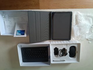 Tablet con Teclado, Ratón y Funda