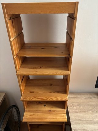 Estantería de pino 5 baldas