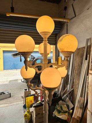 Lámparas de jardín de aluminio fundido