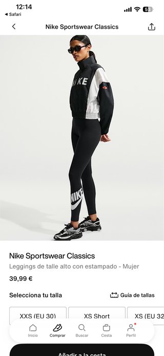 Leggings Nike Mujer Negros