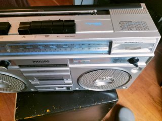 Philips D8323  RESTAURADO Boombox Radio Cassette