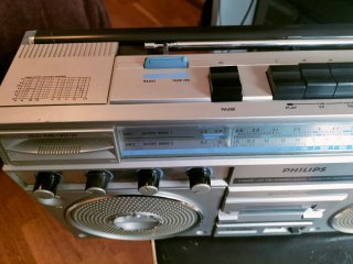 Philips D8323  RESTAURADO Boombox Radio Cassette