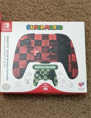 Mando PDP Rematch Glow Super Mario Switch