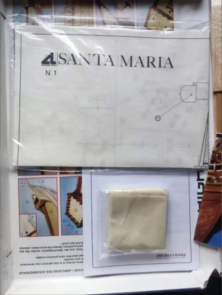 Maqueta Barco Santa María
